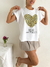 Remera amplia manga rebatible Corazón Real not Perfect coraper