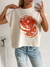 Remera amplia manga rebatible Grape Fruit - tienda online