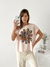 Remera amplia manga rebatible Hippie - comprar online