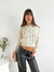 Sweater escote redondo trenzado Itamar