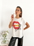 Remera amplia manga rebatible LipsLove - comprar online