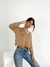 Sweater oversize con trenzas en frente y mangas Oregon - comprar online