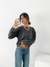 Sweater oversize con trenzas en frente y mangas Oregon - comprar online