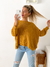 Sweater oversize rayado con tajo lateral Portman - tienda online