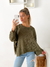 Imagen de Sweater oversize rayado con tajo lateral Portman