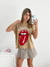 Remera amplia manga rebatible Rolling Stones en internet