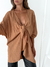 Blusa Kimono oversize lino spandex para anudar Sahara - BENKA MAYORISTA 