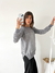 Sweater amplio bremer rayado con tajo Stiletto - comprar online