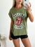 Remera amplia manga rebatible Stones 1978 - tienda online