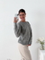 Sweater trenzado escote redondo Uzwill - tienda online