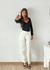 Pantalón sastrero con pinzas y cintura cruzada WORCESTER - comprar online