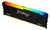 Memória RAM Kingston Fury de 16GB DDR4 3200MHz com iluminação RGB