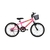 Bicicleta Athor Aro 20 Charmy Feminina 2023 Rosa c/ Cesta