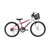 Bicicleta Athor Aro 24 Model Feminina s/ Marcha Cesta Rosa