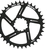 Coroa Ictus Direct Gxp Offset 6mm 36T Preta (Sram) - Bike Mania