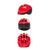 Capacete Infantil Ciclismo Corsa Bike Kids Vermelho Tam. M - Bike Mania