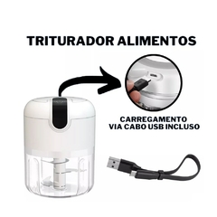 Mini Processado Elétrico Potente Usb