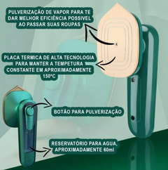 Mini Ferro De Passar Portátil Para Viagem