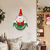 Enfeite de Natal P/ Porta com Boneco de Neve e Papai Noel - Guirlanda para Decoração de Natal - Bagby Store | Ferramentas e Utilidades