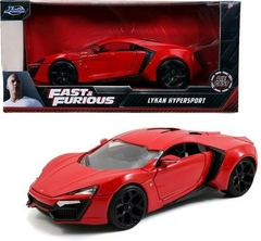 Jada Fast and Furious likan hypersport escala 1:24