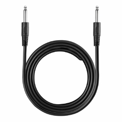 Cable para guitarra plug monoaural 6.3 mm a 6.3 mm, 1.8 m