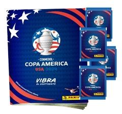 Album Panini Copa America USA 2024 + 4 sobres