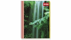 Cuaderno de 100 Hojas Profesional de Cuadro Chico Mega Plus Scribe