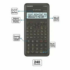 calculadora científica casio fx-82 MS Secundaria 240 funciones - comprar en línea