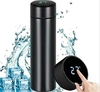 Termo Digital 500 ml inteligente acero inoxidable Negro