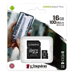 Memoria Micro SD 16GB Kingston Canvas Select Plus