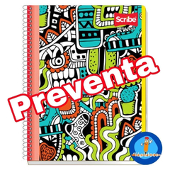 Preventa Cuaderno Profesional de Cuadro Chico Mega Plus Scribe de 100 hojas