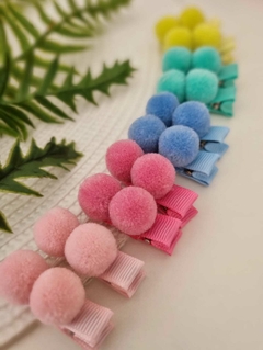 PAR BABY CLIPS POMPOM