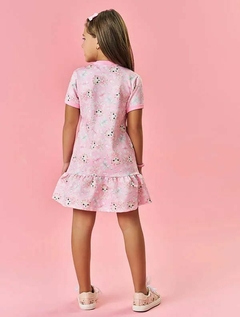 VESTIDO URSINHO ROSA - comprar online