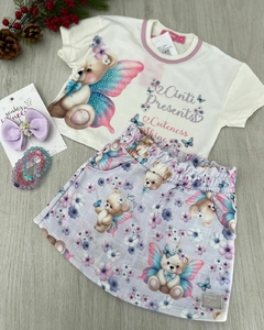 CONJUNTO BORBOLETA LILAS BRILHO 12251 na internet