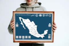 Mapa Rascable Top 100 mejores cafeterías de México - comprar en línea