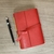 Caderno Vintage Couro Vermelho - A6