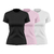 Kit 3 Camisetas Femininas UV PRO Manga Curta - Moda Protec | Proteção que te Veste Bem!