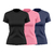 Kit 3 Camisetas Femininas UV PRO Manga Curta na internet