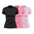 Imagem do Kit 3 Camisetas Femininas UV PRO Manga Curta