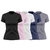 Imagem do Kit 5 Camisetas Femininas UV PRO Manga Curta