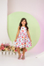 Vestido Infantil Florzinha Rosa