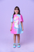 Vestido Infantil Sereia