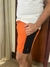 BoardShort Laranja com Preto Praia