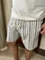 Short Linho Off-White Trilistra Boske