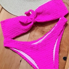 BIKINI STRAPLE FUCSIA