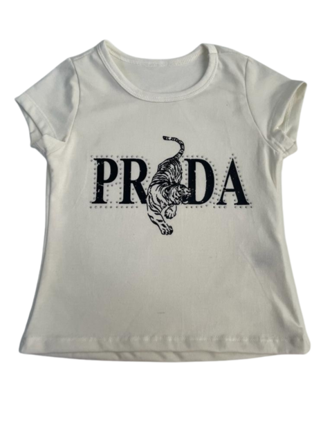 Blusa Feminina T-Shirt Estampa Prada