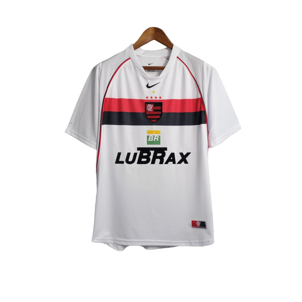 Camisa Flamengo II Retrô 2001 - Torcedor Nike Masculina - Branca