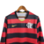 Camisa Flamengo I Retrô 2009 - Manga Longa - Torcedor Nike Masculina - Vermelha e Preta na internet