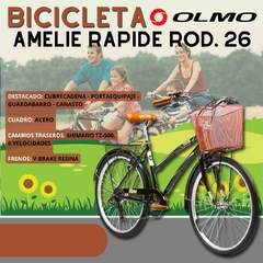 BICICLETA OLMO AMELIE RAPIDE RODADO 26 en internet