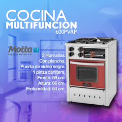 COCINA MULTIFUNCIÓN MOTTA 600PVRP